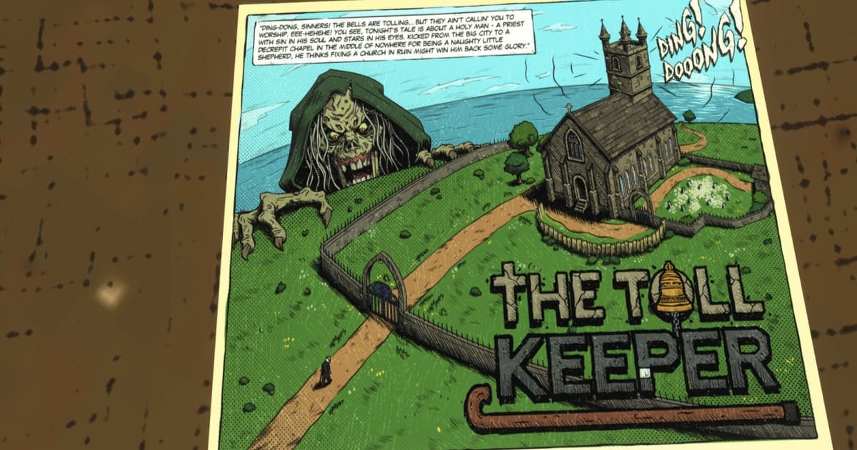 Cuplikan visual dari game Creepshow yang akan datang