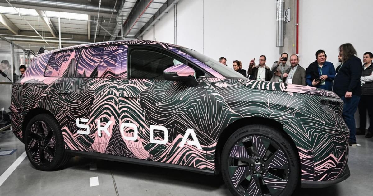Škoda Peaq SUV listrik besar dengan desain minimalis elegan