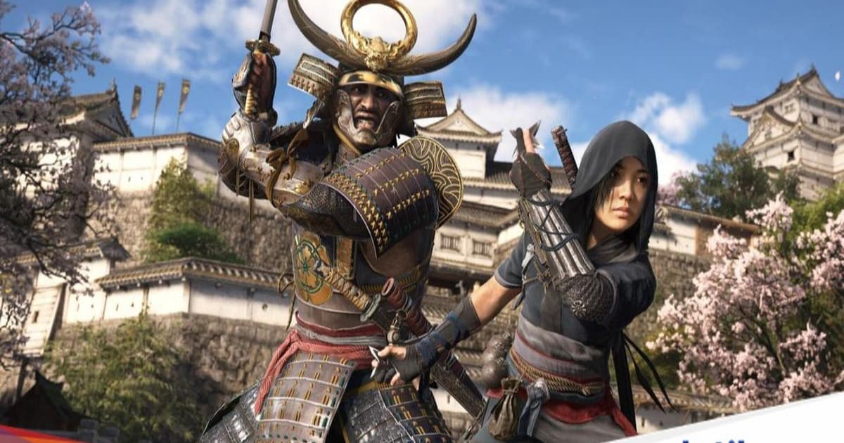Ilustrasi Assassin's Creed Shadows, seri game andalan Ubisoft yang tengah dilanda krisis PHK