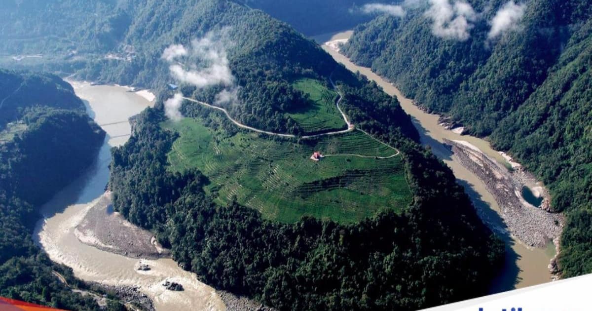Visualisasi proyek bendungan raksasa China di Dataran Tinggi Tibet