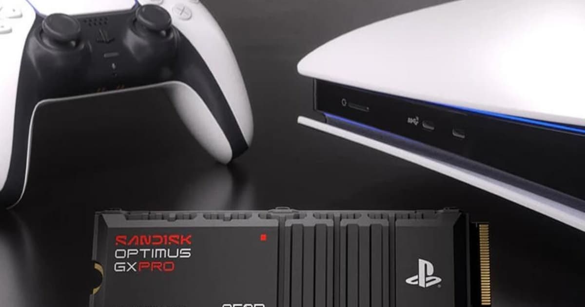 SSD NVMe SanDisk Optimus GX PRO 850P 8TB untuk PlayStation 5
