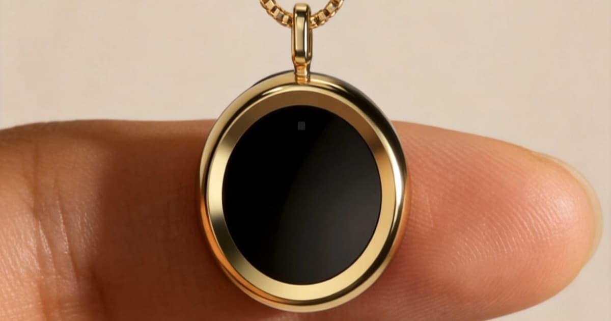 Liontin pintar The Gem dengan desain elegan untuk deteksi sinar UV