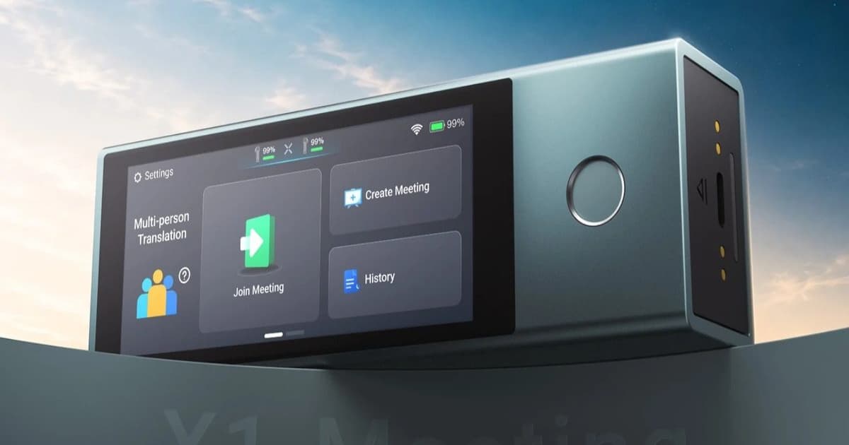 Timekettle X1 Meeting Interpreter Hub perangkat penerjemah AI portabel