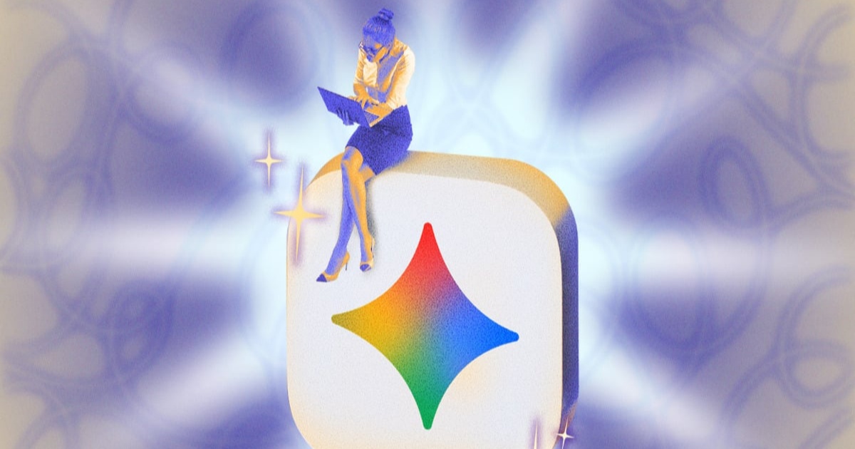 Tampilan antarmuka Google Gemini dengan berbagai fitur seperti Gems, Canvas, dan Instruksi Kustom yang siap digunakan