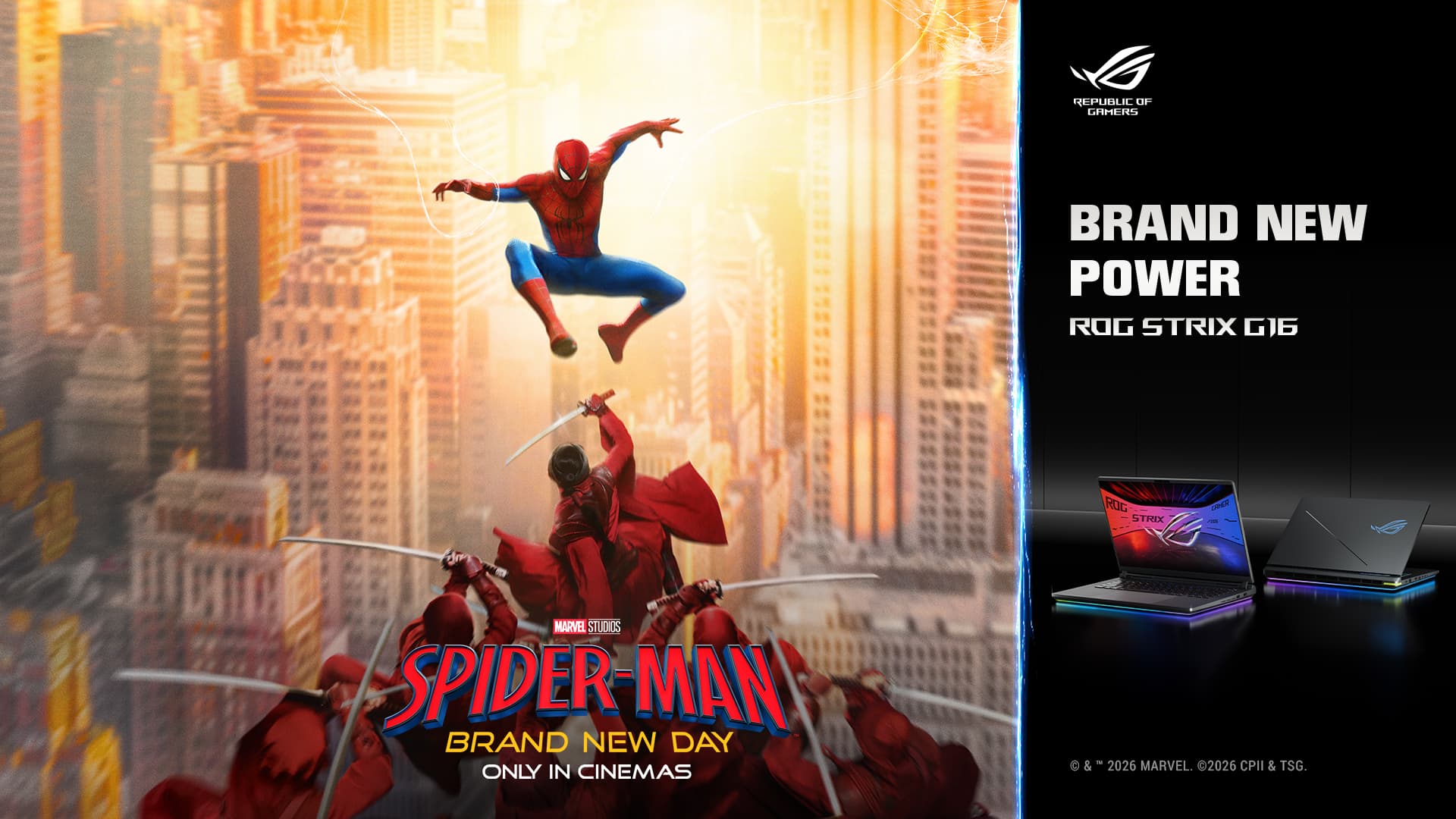 ASUS ROG dan Spider-Man Kolaborasi, ROG Strix G16 serta Zephyrus G16 Dirilis