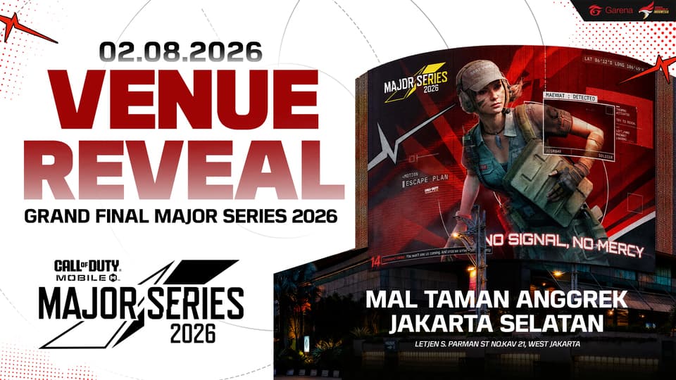 Grand Finals CODM Major Series 2026 Kembali ke Taman Anggrek