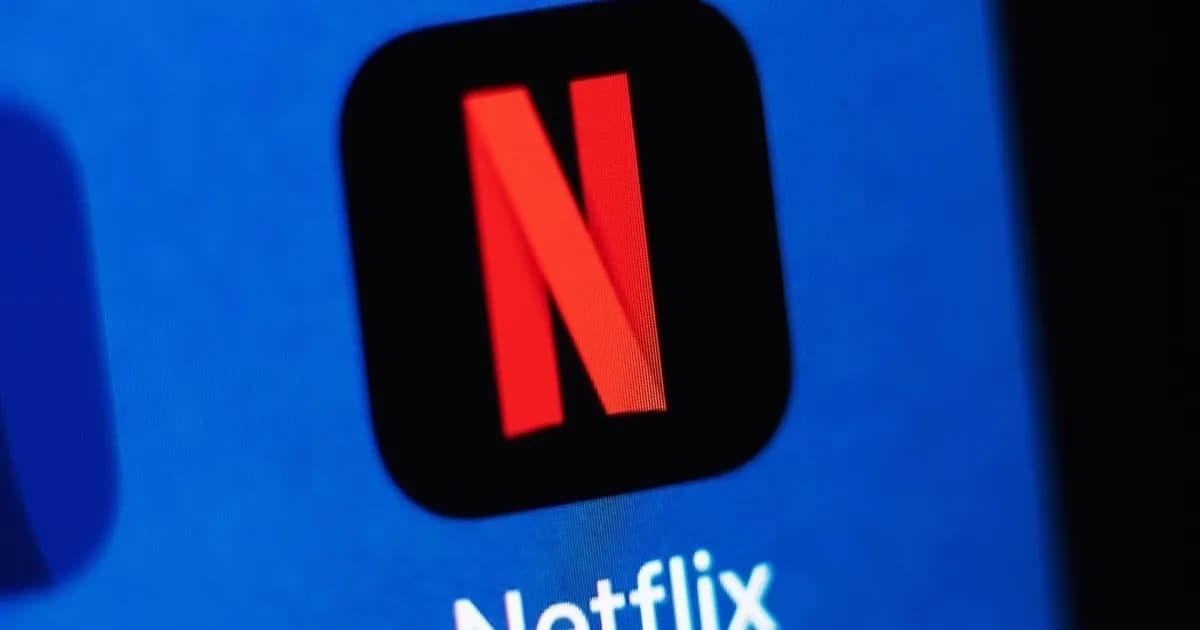 Ilustrasi Netflix dengan ikon profil dan email unik
