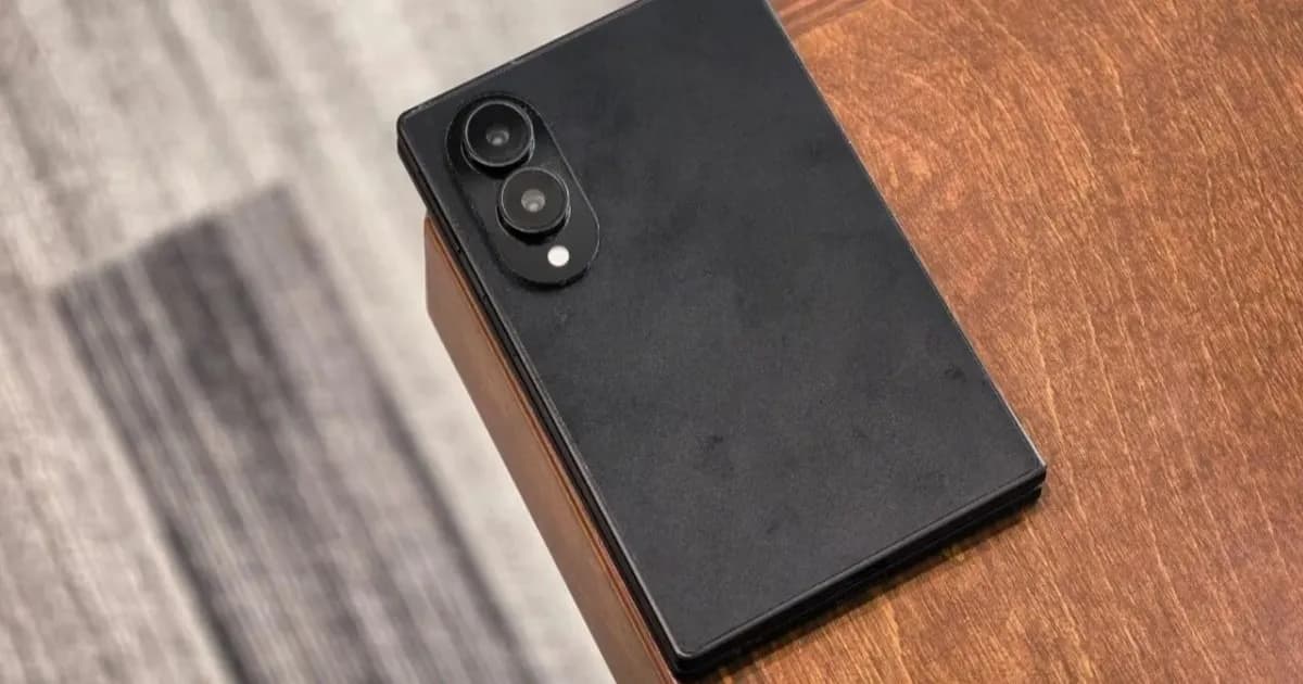 Unit dummy Samsung Galaxy Z Fold 8 Wide berwarna hitam