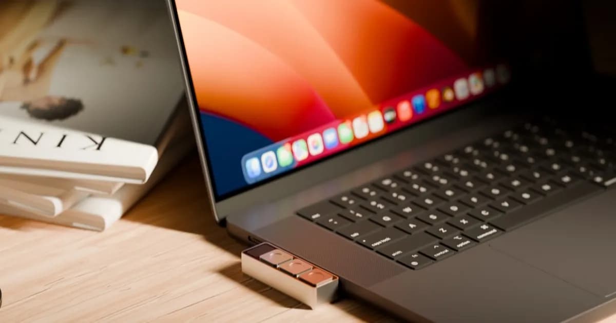 Keypad Dune Project Mirage dengan tiga tombol aluminium