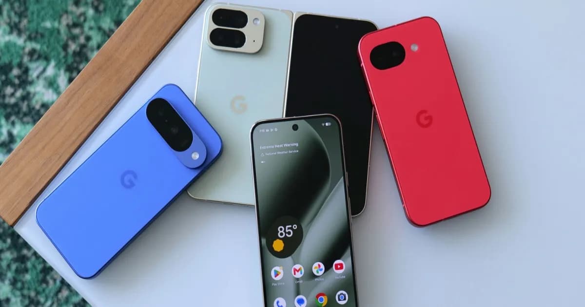 Koleksi smartphone Google Pixel 10 dalam berbagai varian