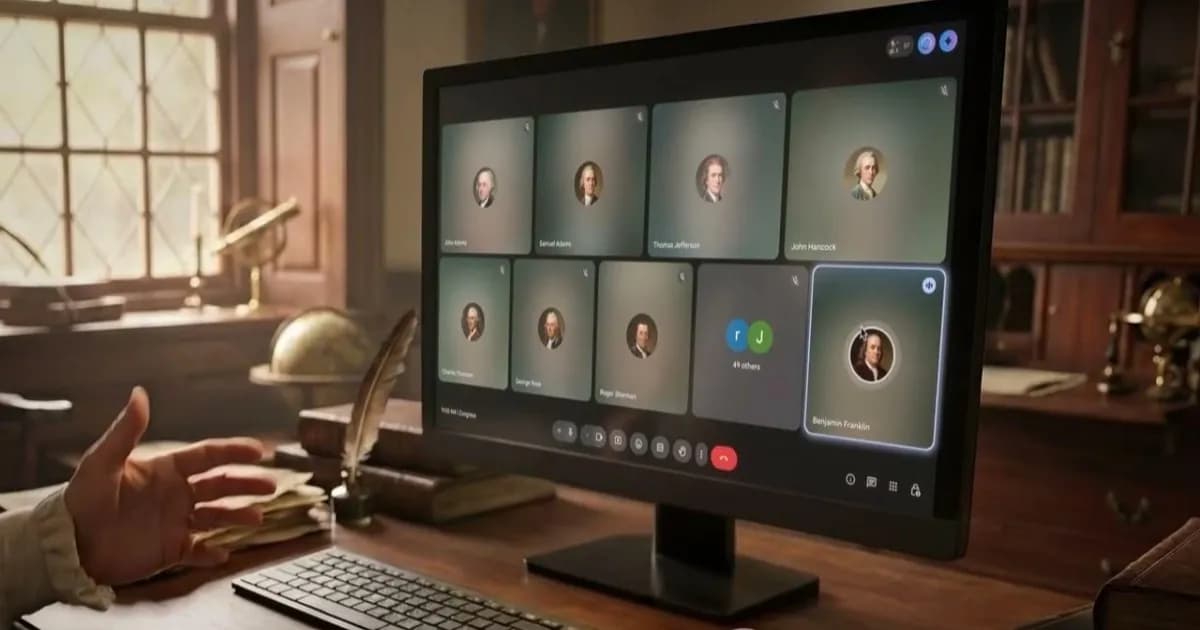 Iklan Google Workspace menampilkan pendiri bangsa AS menggunakan AI Gemini