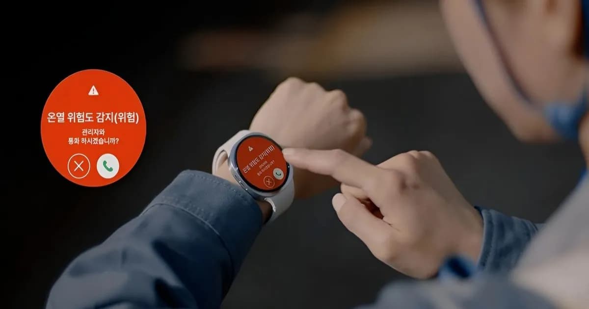 Sistem Manajemen Stres Termal Samsung Galaxy Watch memungkinkan manajer memberi tahu pekerja tentang tingkat stres panas