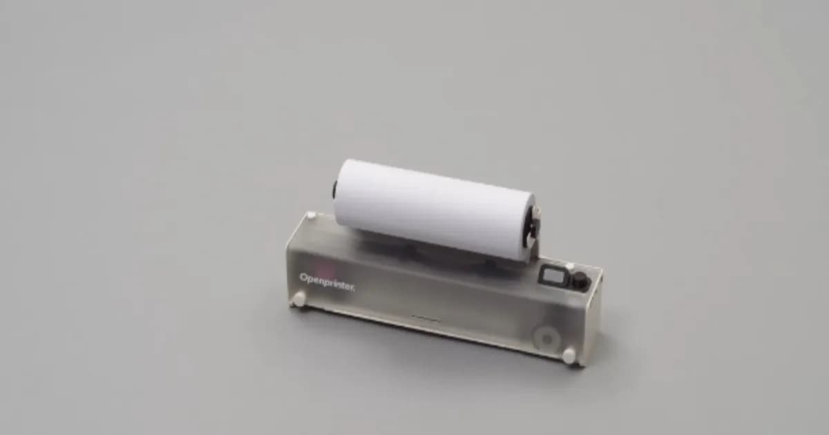 Prototipe Open Printer dengan desain minimalis