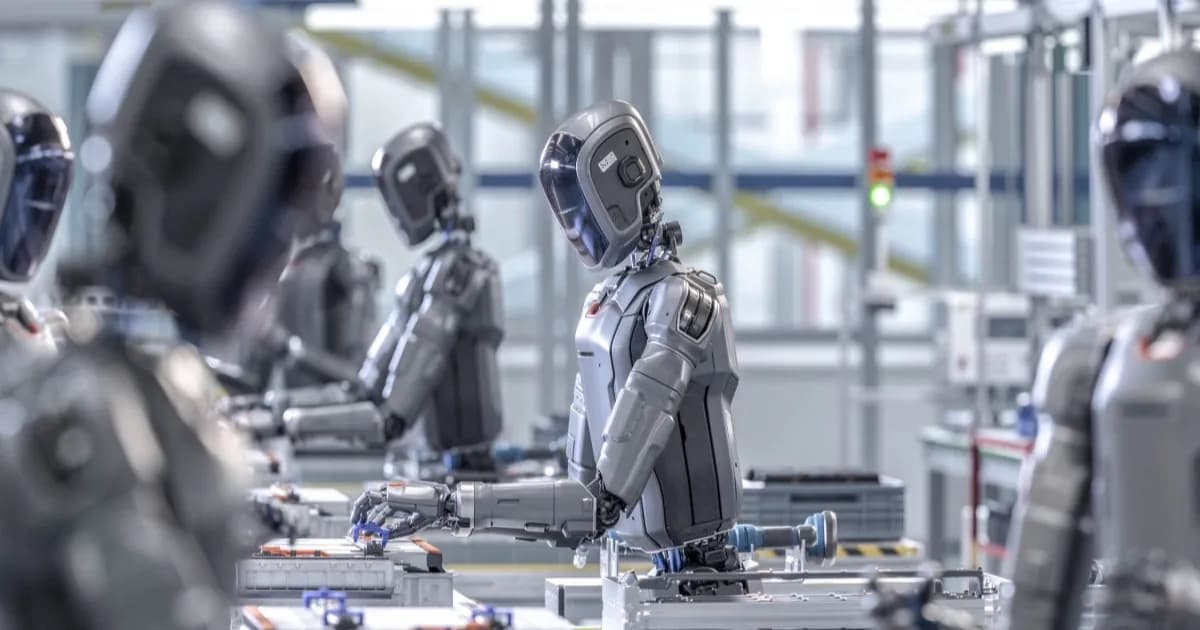 Ilustrasi robot humanoid Jepang yang akan diproduksi massal pada 2040