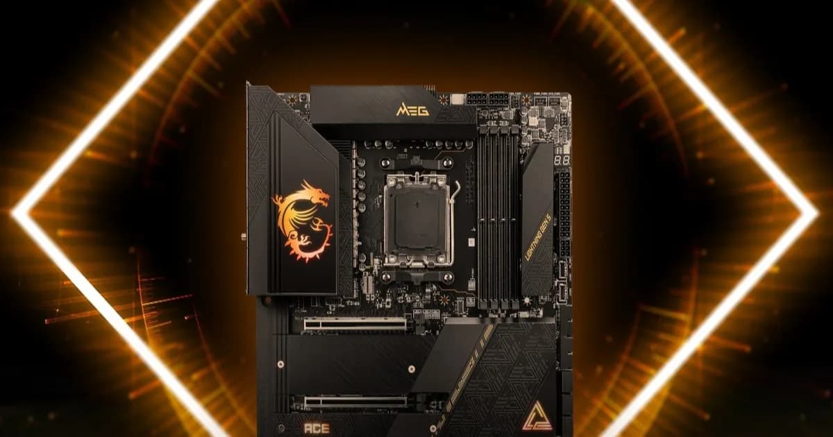 Motherboard MSI MEG X870E Unify dengan memori CXMT DDR5