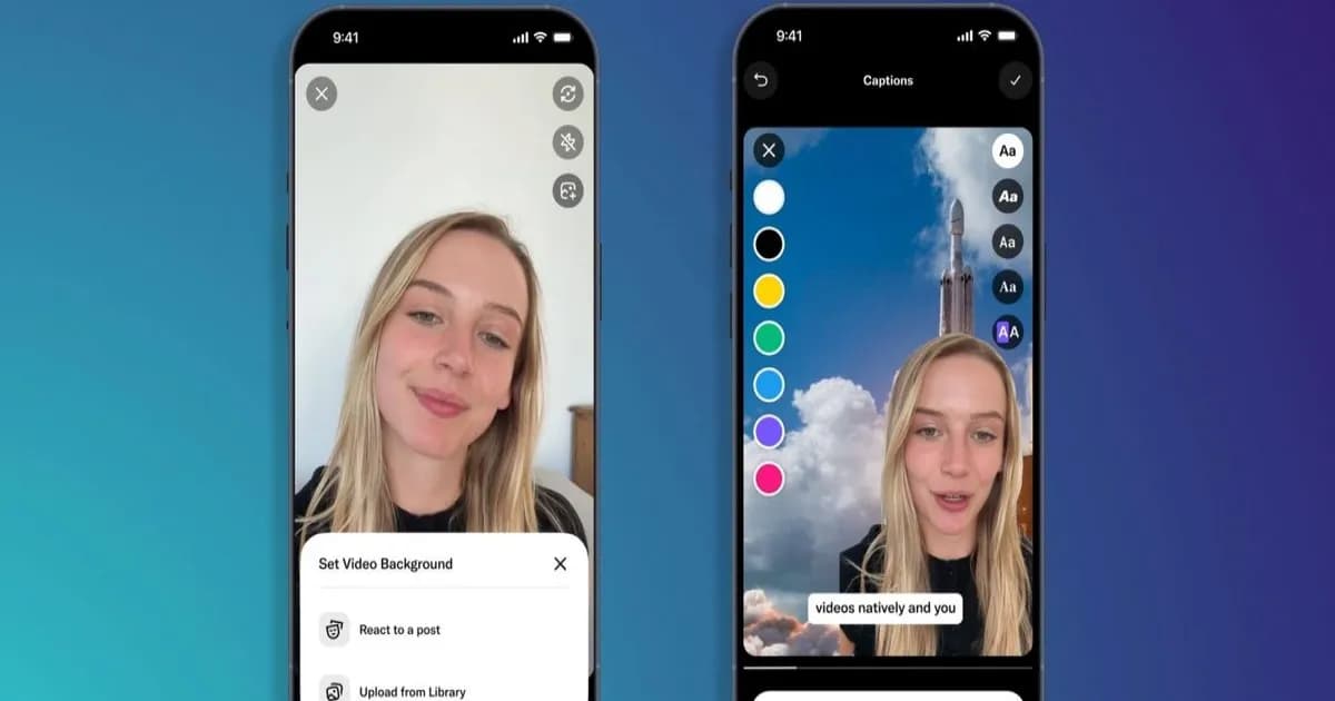 Tampilan antarmuka Video Editor X yang baru di iOS