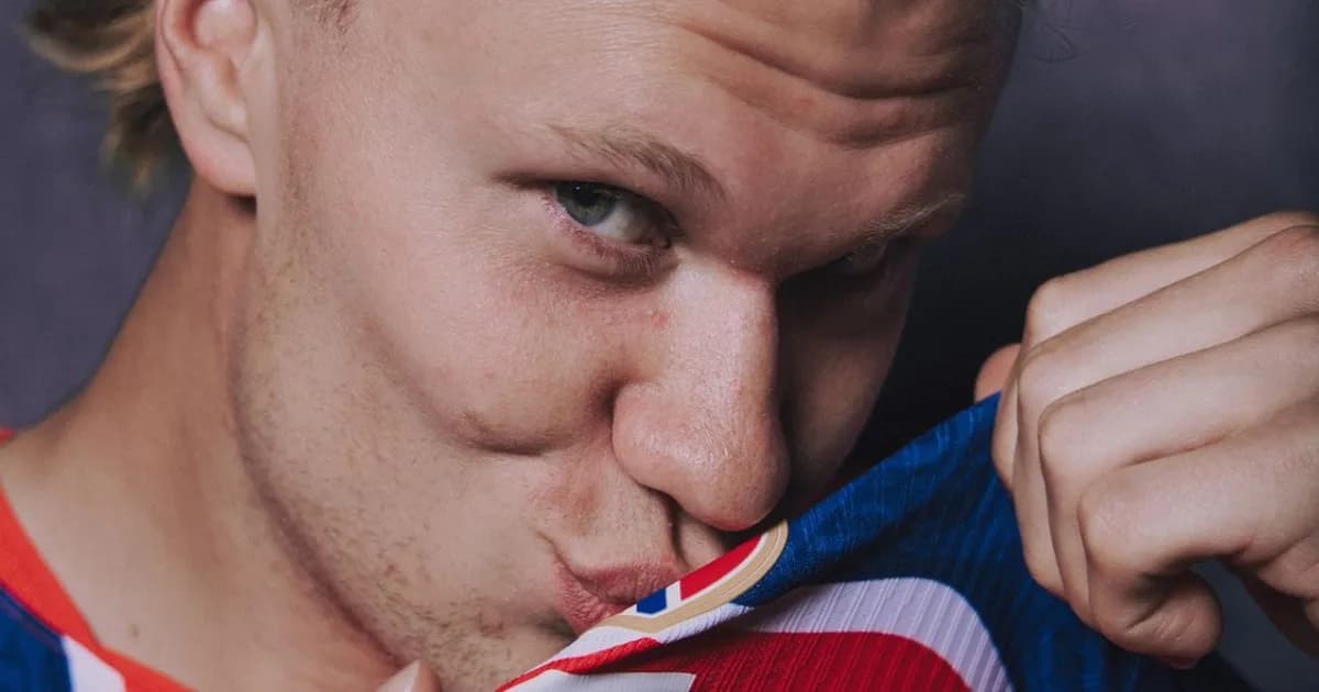 Ilustrasi deepfake Erling Haaland yang viral di media sosial selama Piala Dunia 2026