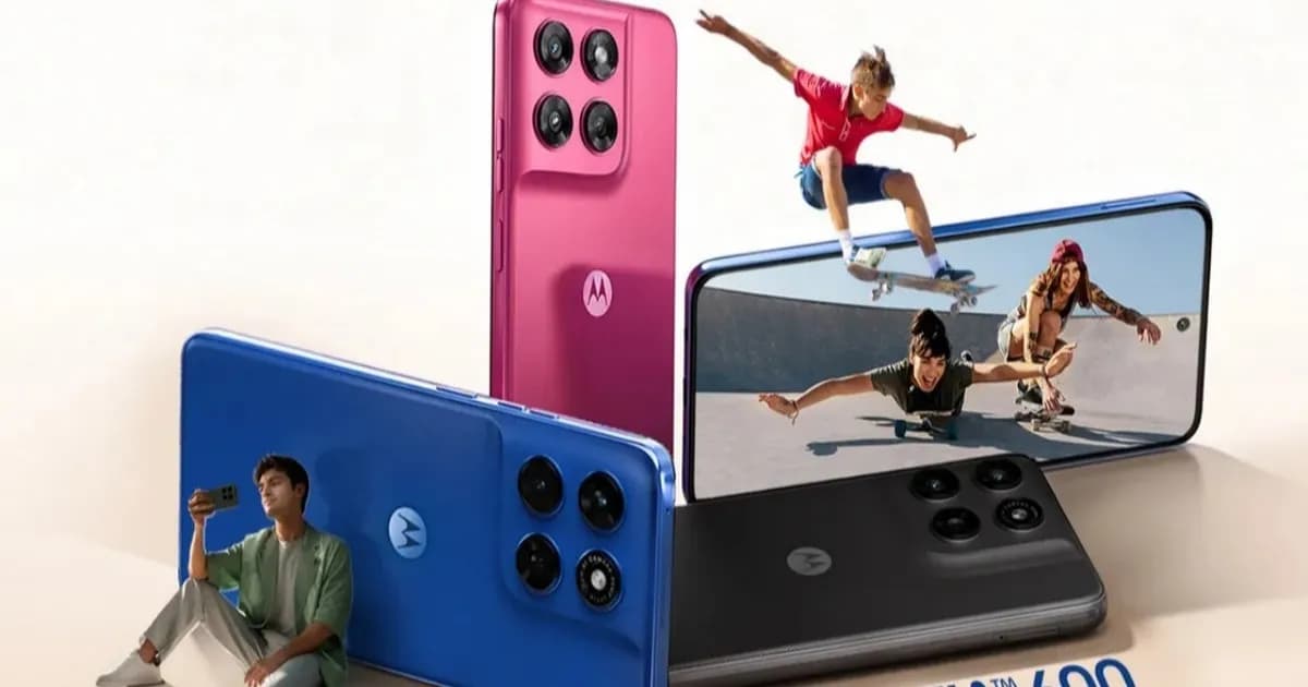 Moto G77 Power 5G dalam tiga pilihan warna Pantone yang menarik