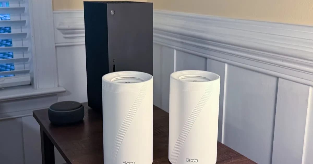 Ilustrasi router Wi-Fi dengan lampu indikator menyala