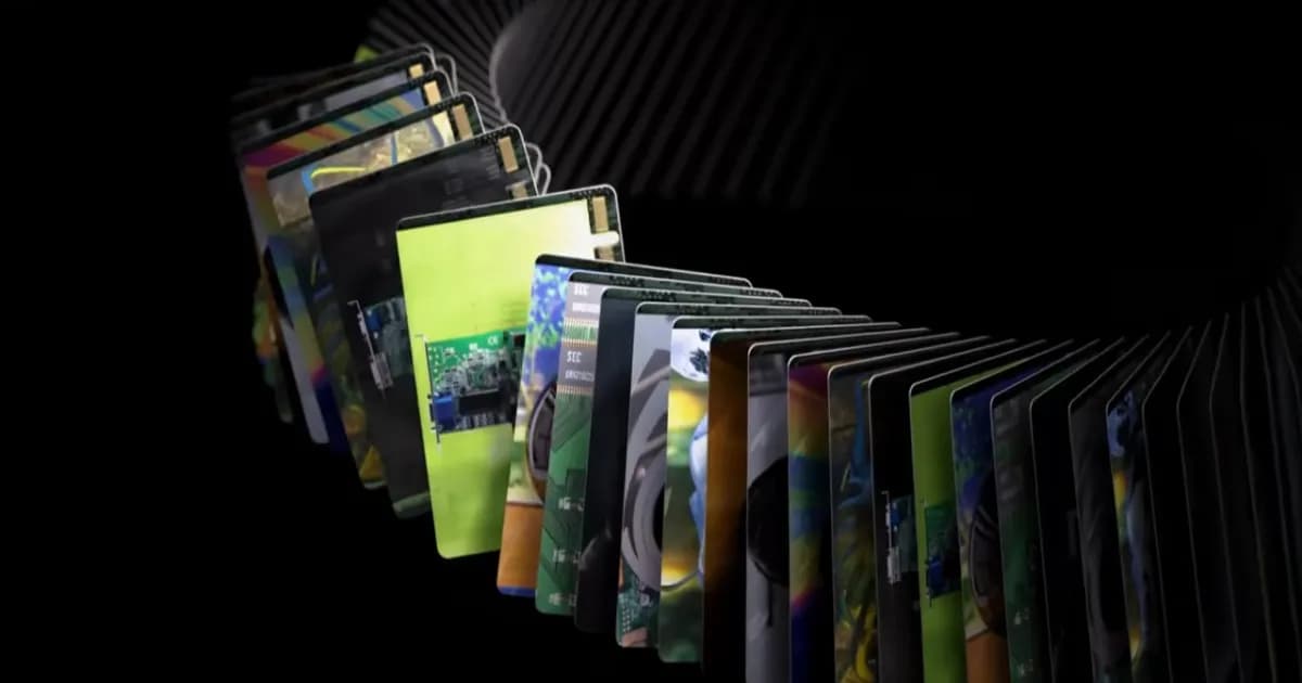 Koleksi kartu GeForce Trading Cards Series 1 dari Nvidia