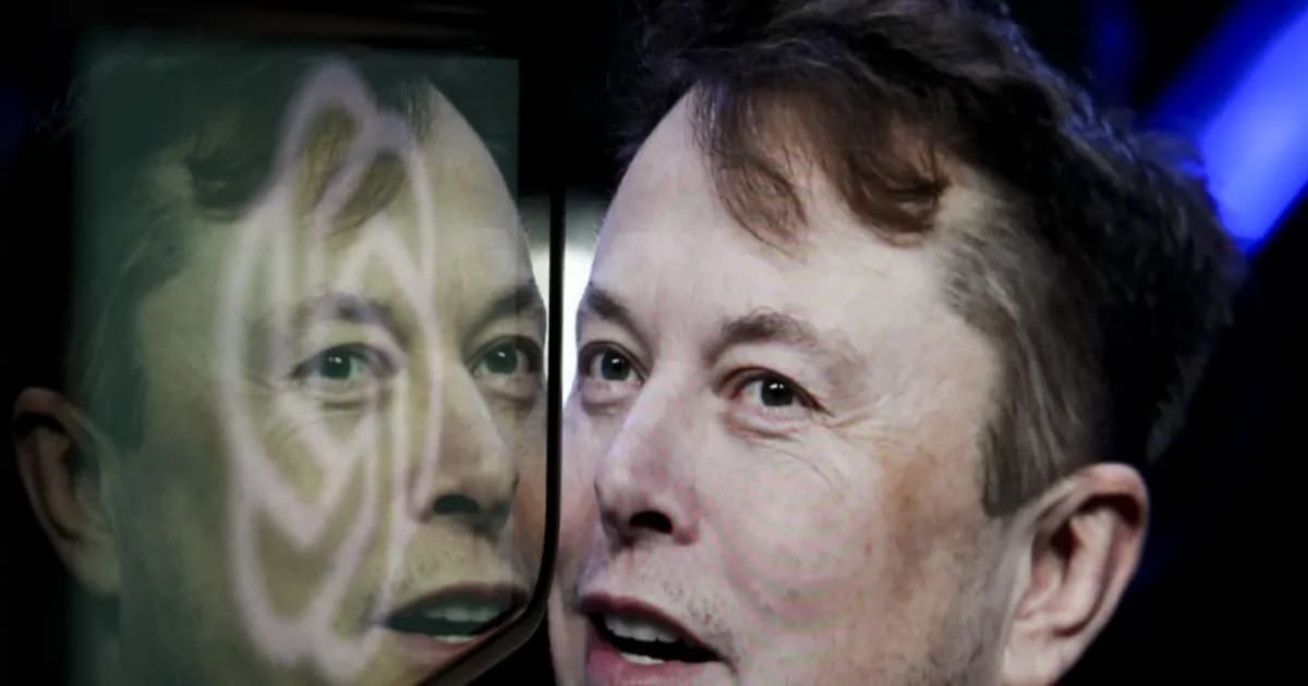 Elon Musk dan logo Anthropic sebagai pelanggan terbesar SpaceX