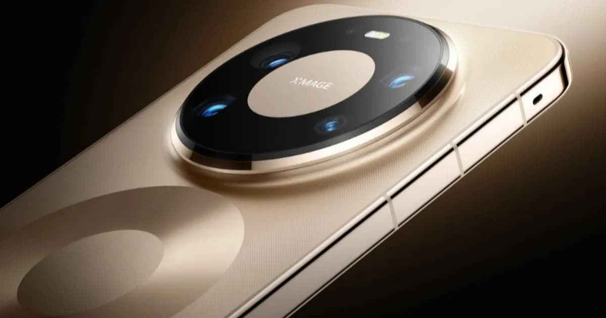 Ilustrasi ponsel Huawei Mate 80 Pro dengan desain premium