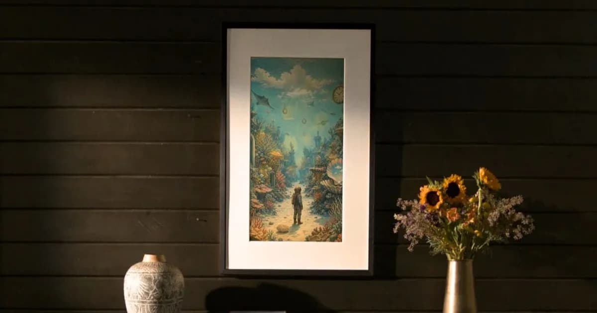 Fraimic bingkai AI dengan teknologi Spectra 6 E Ink display di CES 2026