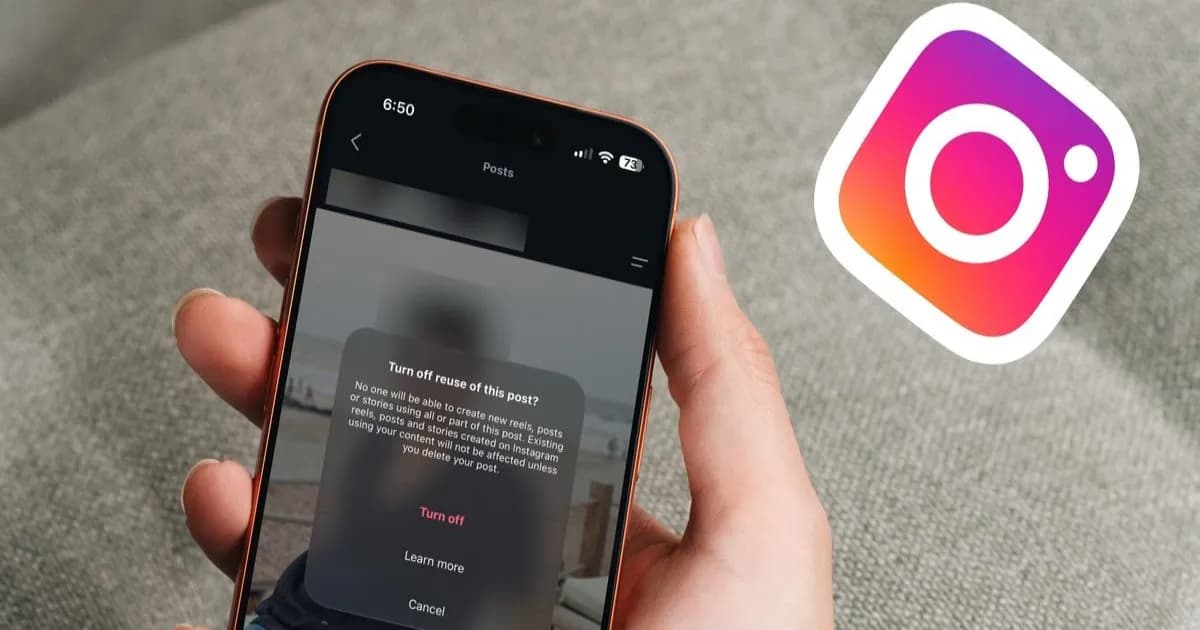 Ilustrasi Instagram Muse AI yang menunjukkan ikon aplikasi dengan efek generatif