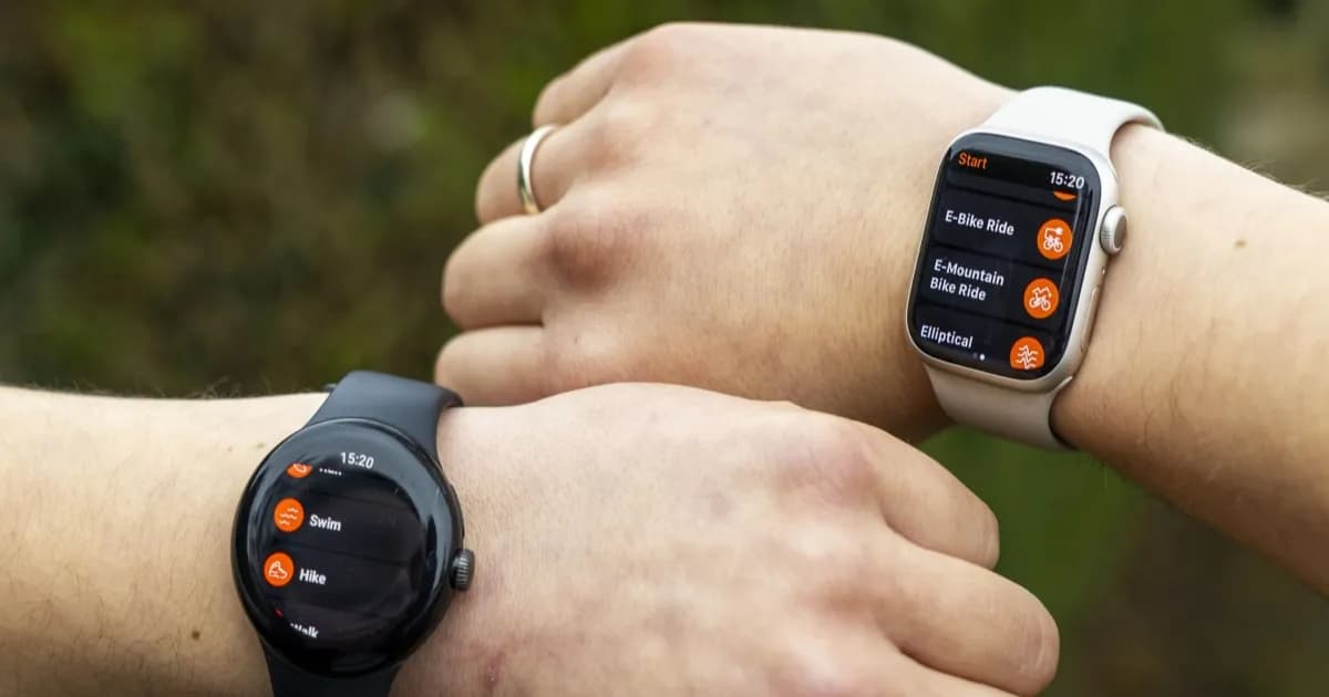 Tampilan aplikasi Strava di smartwatch dengan fitur Events