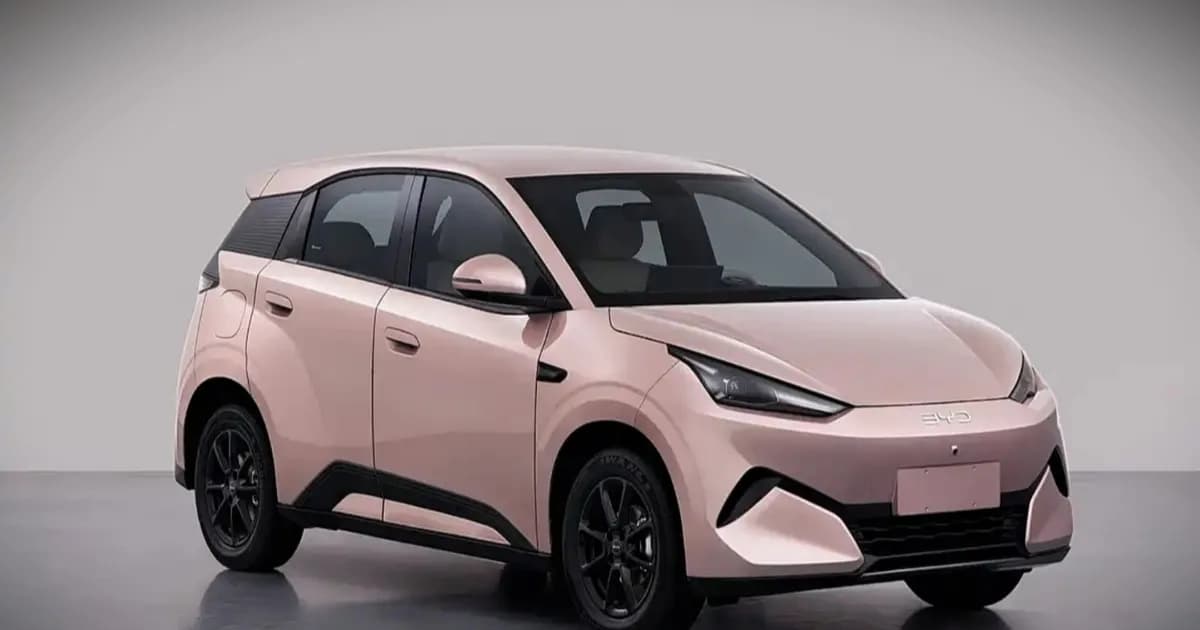 BYD Seagull 2026 tampak depan dengan dimensi body lebih panjang dan desain baru