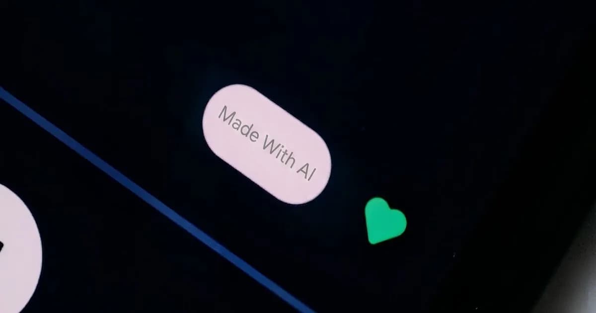 Ilustrasi label AI untuk lagu di aplikasi Apple Music