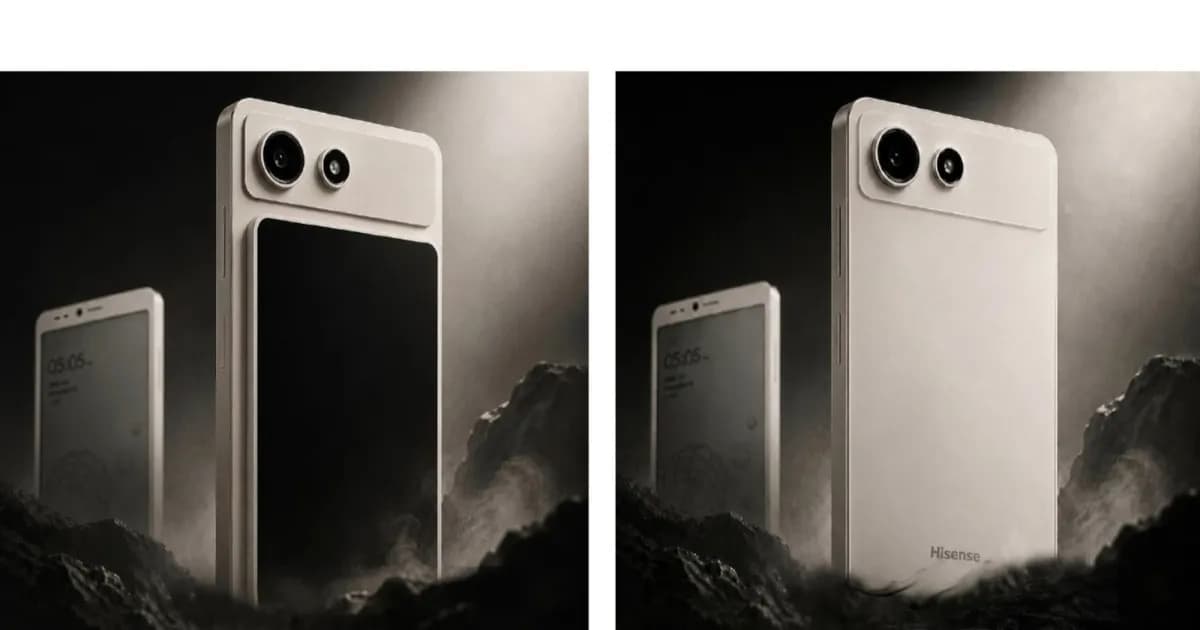 Hisense A10 smartphone dengan layar E Ink dan layar LCD warna yang dapat dilepas