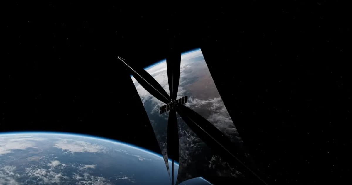 Ilustrasi timeline peluncuran satelit cermin ruang angkasa Reflect Orbital