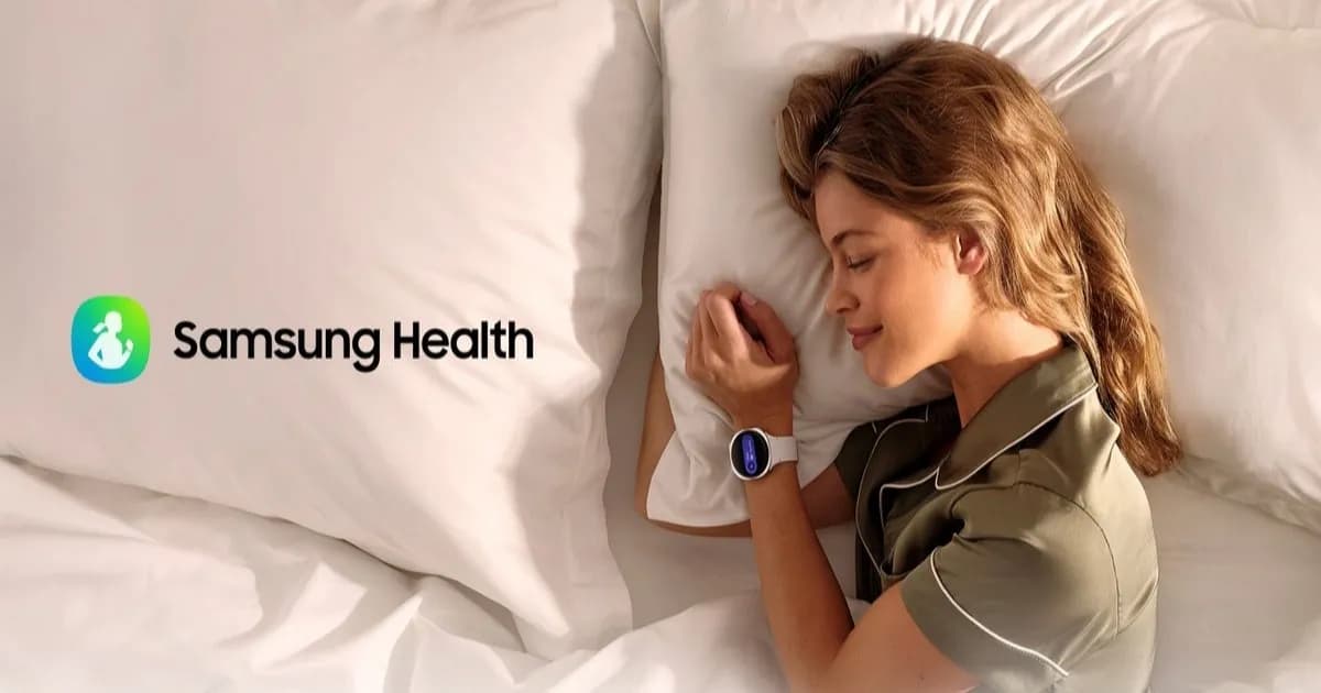 Ilustrasi aplikasi Samsung Health dengan peringatan AI yang membingungkan pengguna