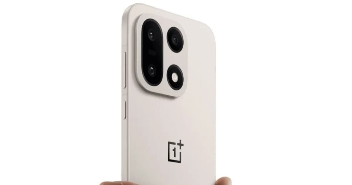 Logo OnePlus dengan latar belakang gelap