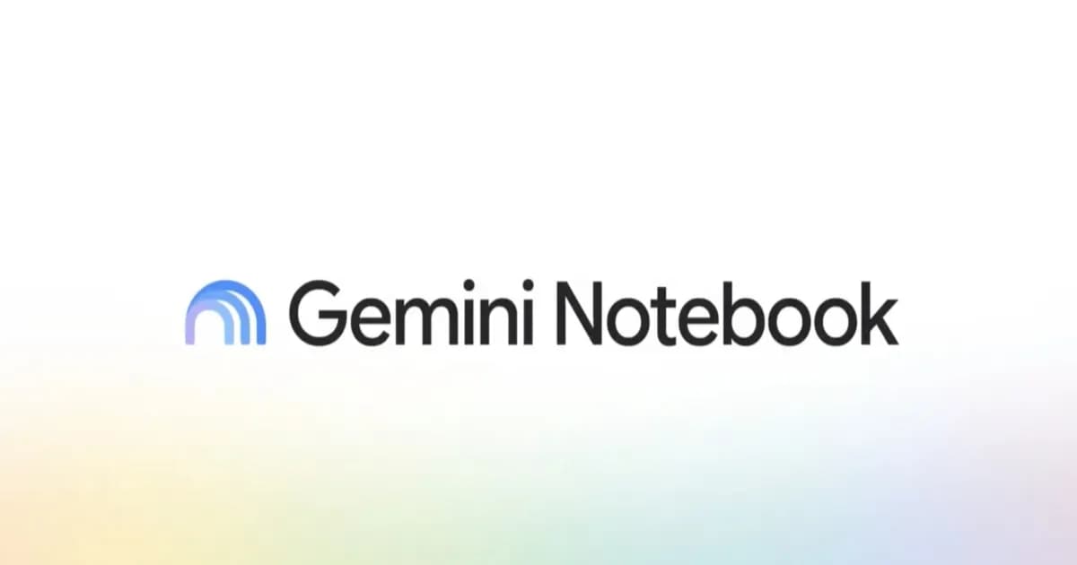 Tampilan antarmuka Gemini Notebook, aplikasi catatan AI terbaru dari Google