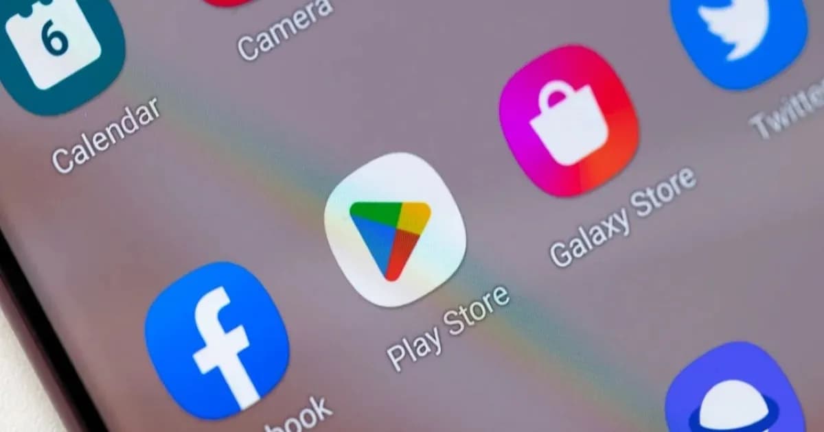 Ilustrasi smartphone StepX Neo dalam poster promosi dengan desain futuristik
