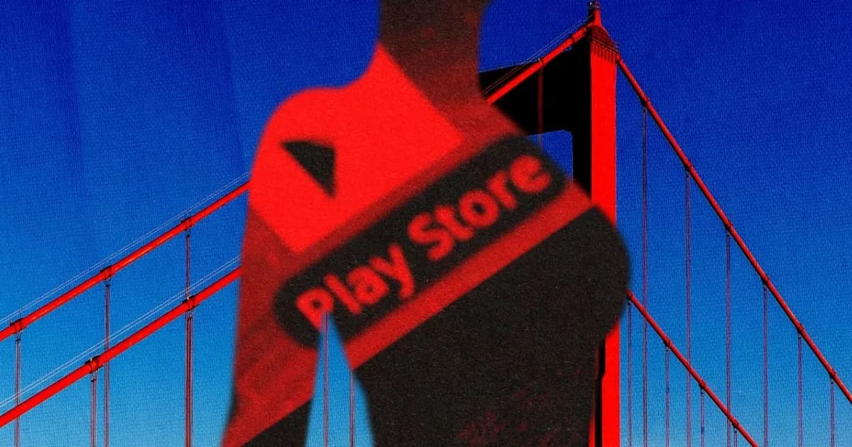 Ilustrasi tuntutan hukum San Francisco terhadap Apple dan Google terkait aplikasi deepfake porno