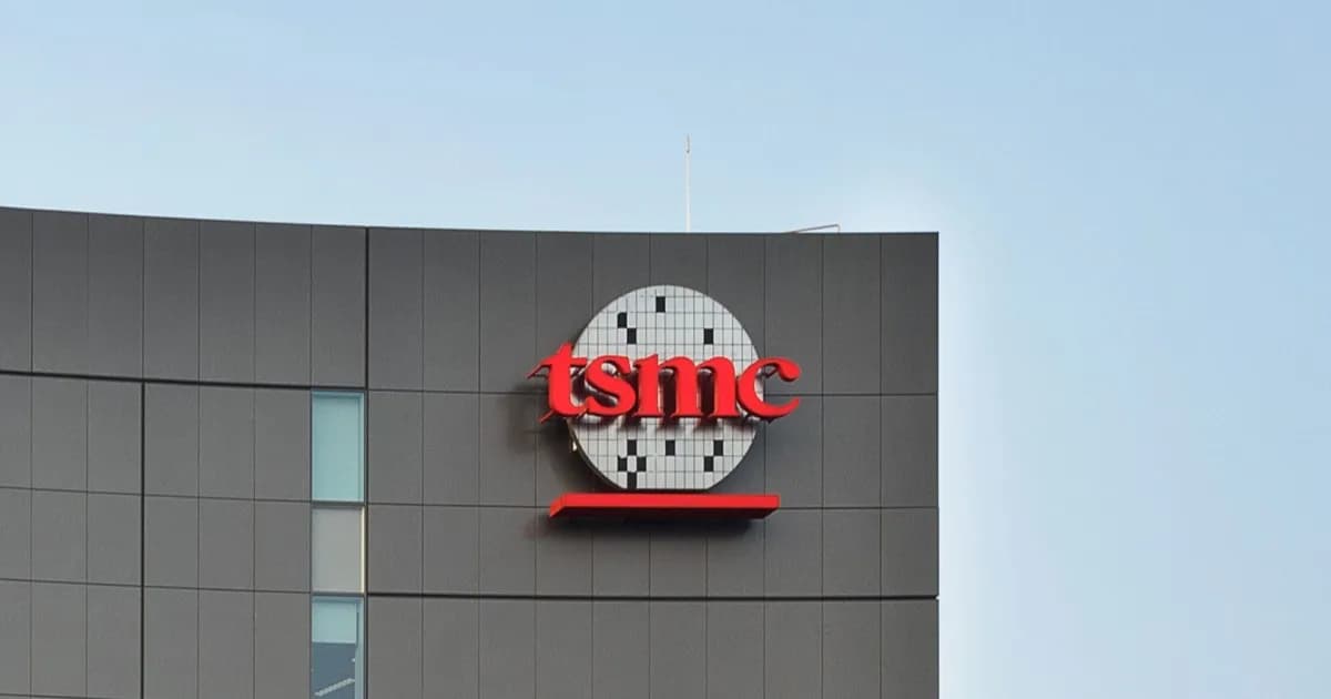 Ilustrasi logo TSMC yang menunjukkan kemajuan proses fabrikasi A14 1.4nm