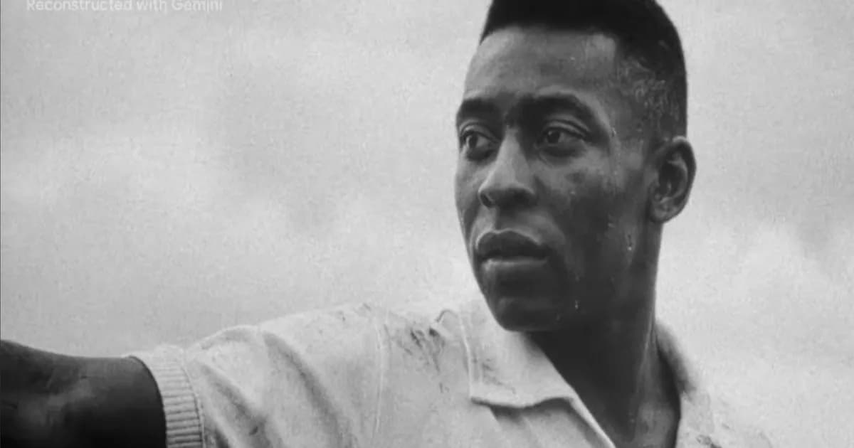 Rekonstruksi digital gol legendaris Pele tahun 1959 menggunakan Google Gemini AI