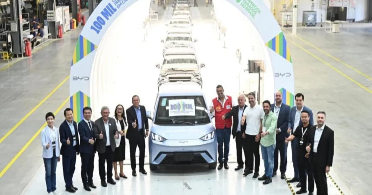 BYD Brazil plant produced the 100,000th vehicle as the demand grows