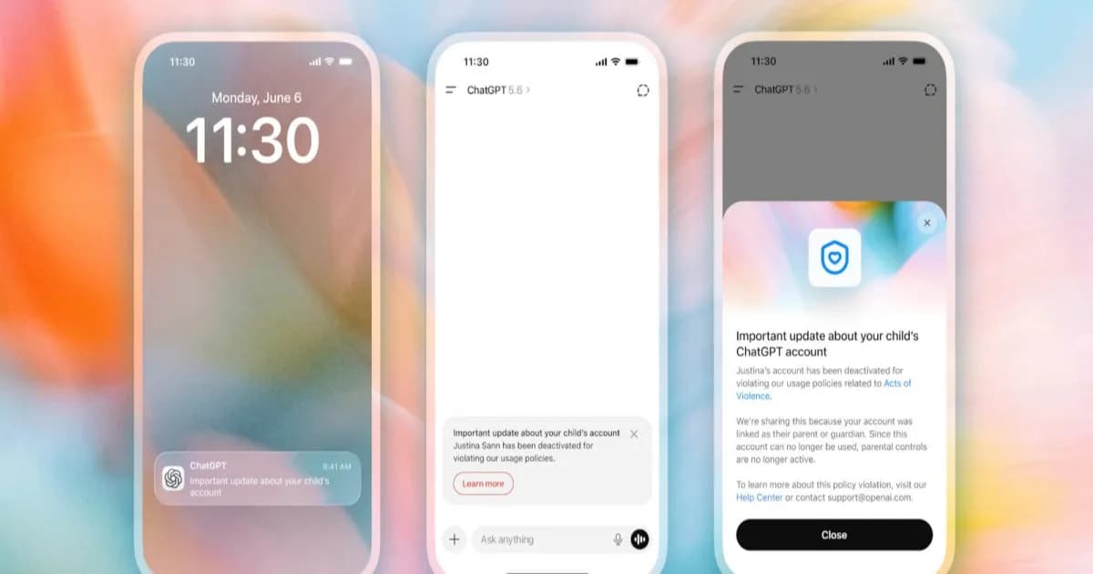 Tangan menunjuk ikon ChatGPT di layar smartphone dengan latar belakang kabur
