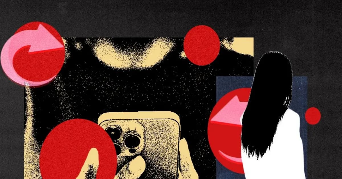 Ilustrasi peretasan data pelatihan AI Suno dengan latar belakang kode program dan notasi musik