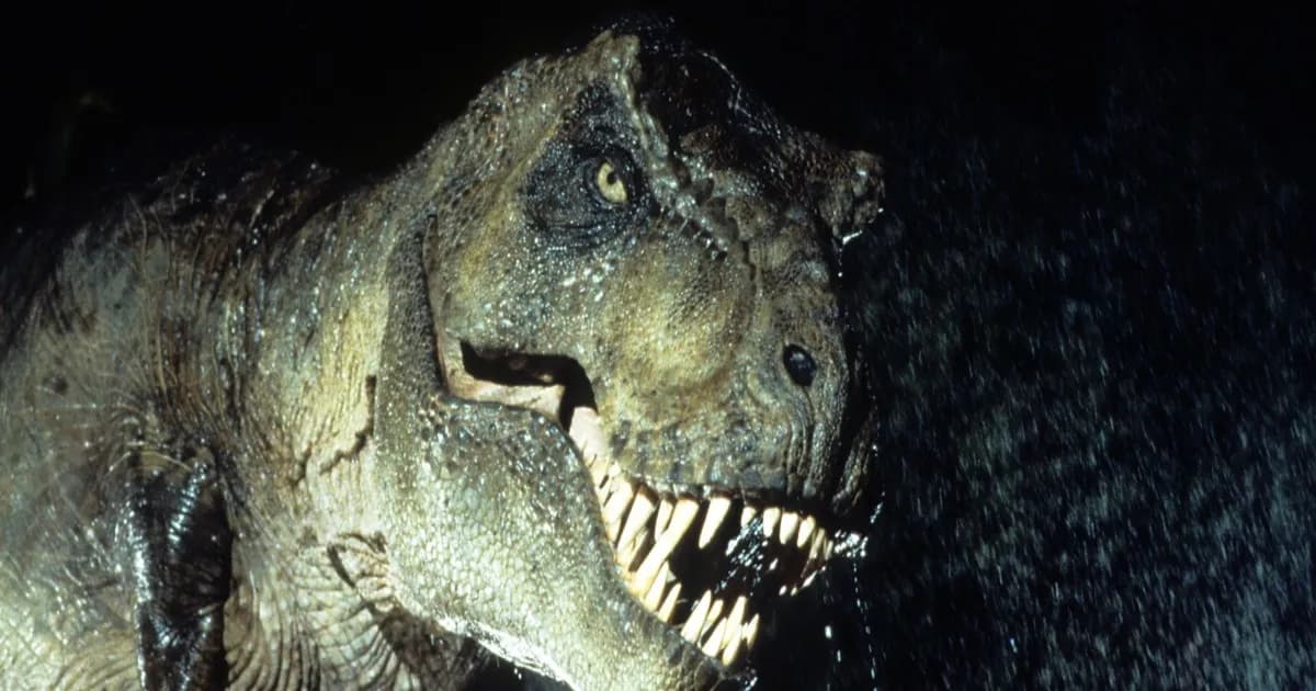 Deretan komputer asli yang digunakan dalam film Jurassic Park di ruang kendali