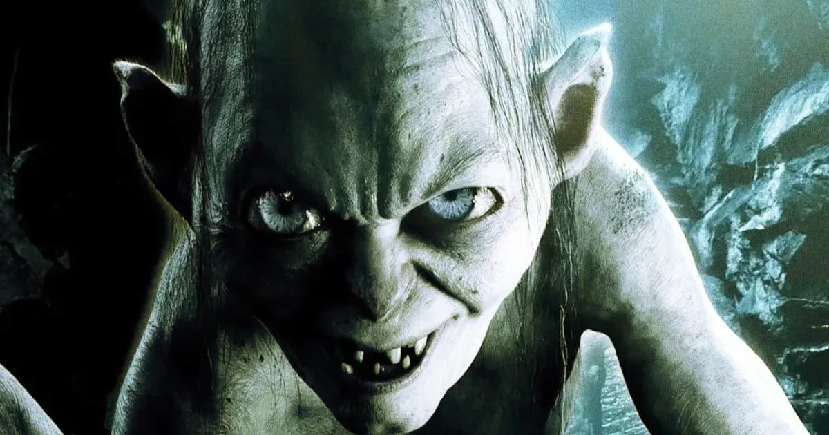 A film still of Gollum from the Lord of the Rings film series