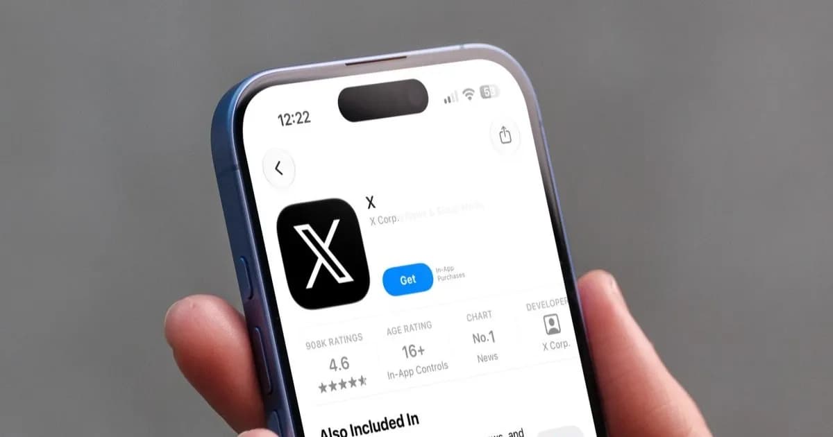 Ilustrasi perbandingan email dukungan resmi X dengan email phishing palsu