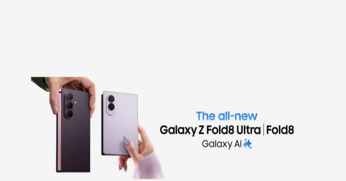Samsung Galaxy Z Flip 8 dan Z Fold 8 Ultra dalam promosi resmi