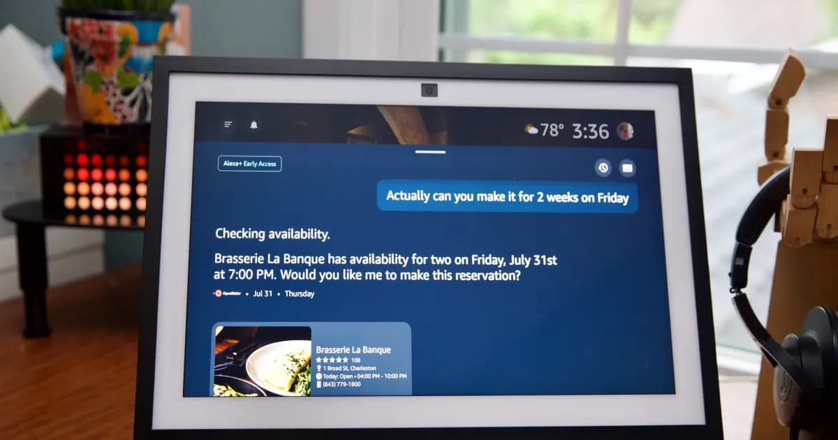 Amazon Alexa Plus mengontrol perangkat rumah pintar dari berbagai merek seperti Bosch, iRobot, dan Whirlpool
