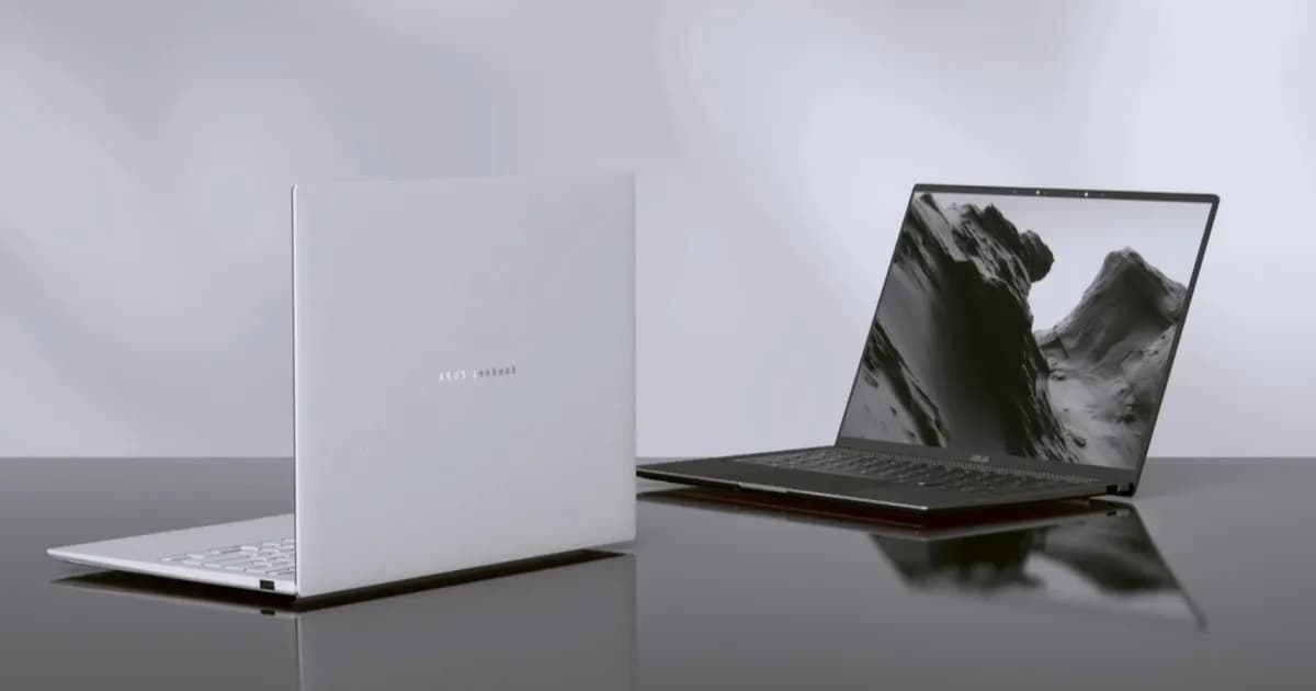 Laptop Asus Zenbook 14 Air AMD Ryzen AI 7 dengan layar OLED tipis