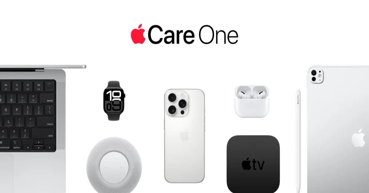 Ilustrasi paket berlangganan AppleCare One untuk perlindungan multi-perangkat Apple